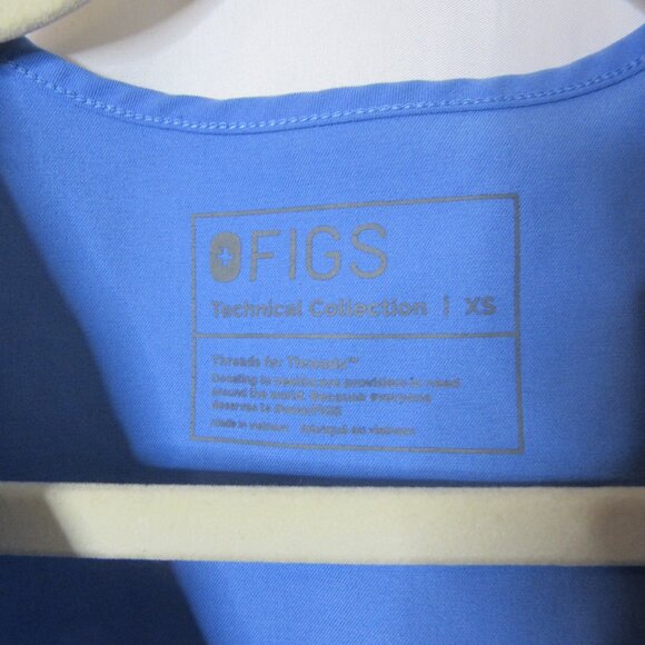 Figs Scrub Women's Tops Technical Collection Set of 2 Blue Size Extra Small - Picture 4 of 11
